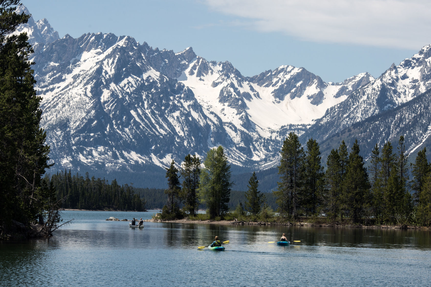 Colter Bay water levels dropping fast